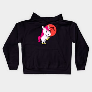 sagittarius bean Kids Hoodie